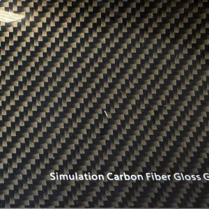 VINILO PET FIBRA DE CARBONO SILVER/BLACK GLOSS (venta por metro)