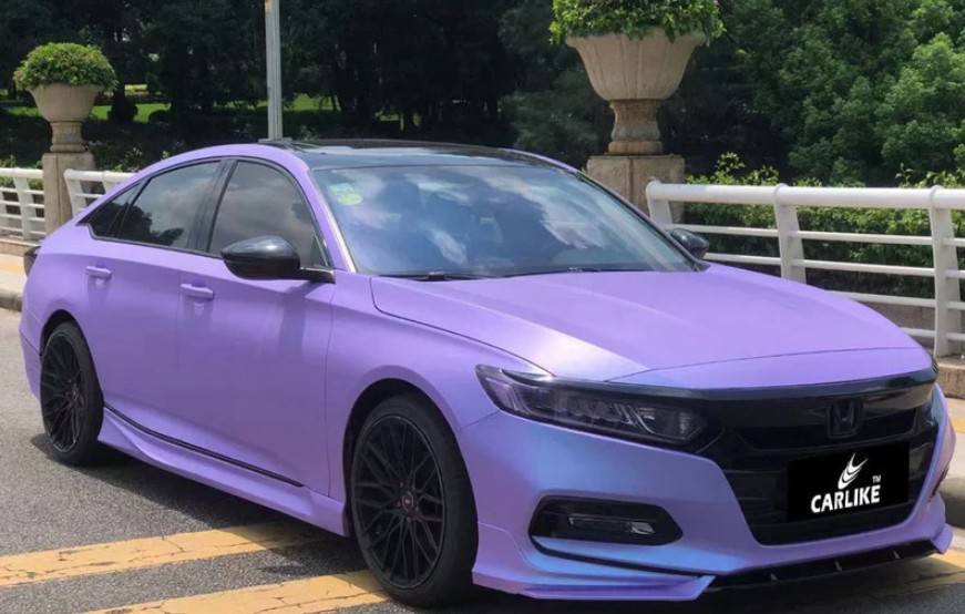 VINILO AZUL GLACIAL AMBILIGHT METÁLICO SATINADO (venta por metro) - Imagen 3