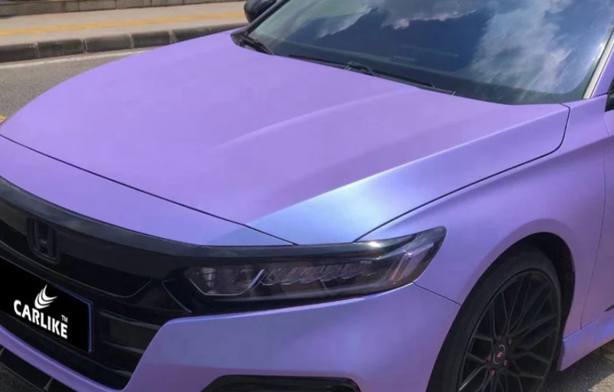 VINILO AZUL GLACIAL AMBILIGHT METÁLICO SATINADO (venta por metro) - Imagen 4