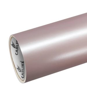 ROLLO DE VINILO ROSA SAKURA ELECTROMETALICO SATIN