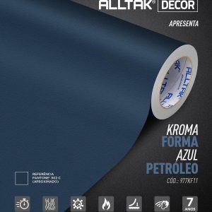 VINILO DECO AZUL PETROLEO (venta por metro)