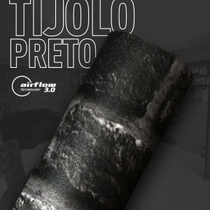 VINILO DECO LADRILLO NEGRO (venta por metro)