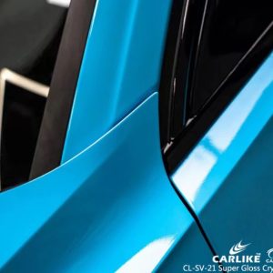 PREVENTA ROLLO DE VINILO CRYSTAL AZUL CIELO SUPER GLOSS