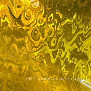 VINILO FIBRA DE CARBONO ORO BRILLANTE PET (venta por metro)