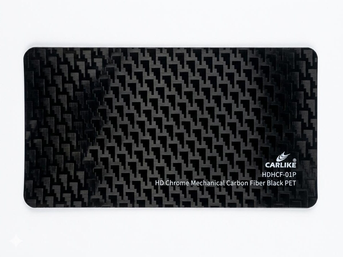 VINILO FIBRA DE CARBONO MECÁNICA HD PET (venta por metro)